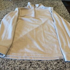 Vineyard Vines Mens Calmwater Quarter Zip White Beach - Small
